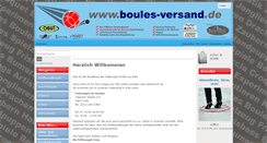 Desktop Screenshot of boules-versand.de