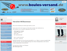 Tablet Screenshot of boules-versand.de